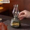 HOYIHM Lotus Pod Butter Lamp Incense Holder Mist Smoking Steamers Incense Burners Meditation Censer Teaware Supplies Craft
