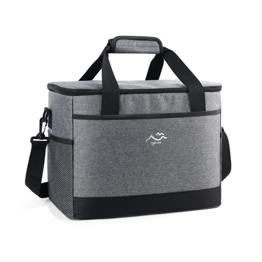 

Large-Capacity Square Ice Packs Minimalist Insulated Lunch Box Bag Crossbody Fresh-Keeping Picnic Bag for Outdoor Use