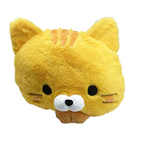 Korokoro Life Nyanko Big Plush Toy, Cute Cat Character, Approx. 45cm (Tiger Cat (Yellow))