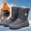 New Snow Boots Women Platform Boots Non-slip Winter Shoes Fur Warm Ankle Boots for Women Outdoor Wedges Waterproof Cotton