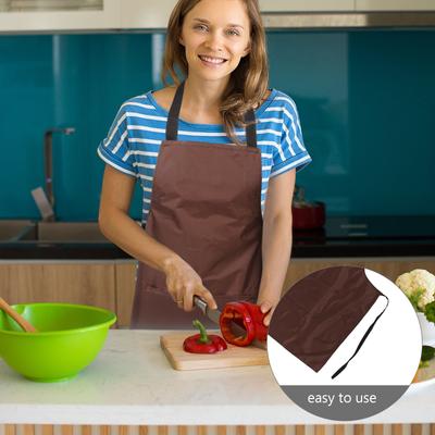 Wasserdichte Küchenschürze PVC-Material Mehrzweck Verstellbarer Riemen Schutzschürze Fleckenabweisend zum Kochen und