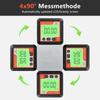 Digital Angle Finder Gauge W/ Magnetic Base and Backlit LCD Display Angle Ruler 4 of 90 Degree Digital Level Box for Woodworking