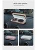 Diamond-Inlaid Car Sunglasses Storage Box: Portable and Stylish Interior Accessory
