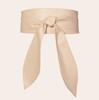 Wide Belt Waist Cincher with Decorative Waist Cincher and Bow Tie, New Soft and Versatile Super Long Ribbon