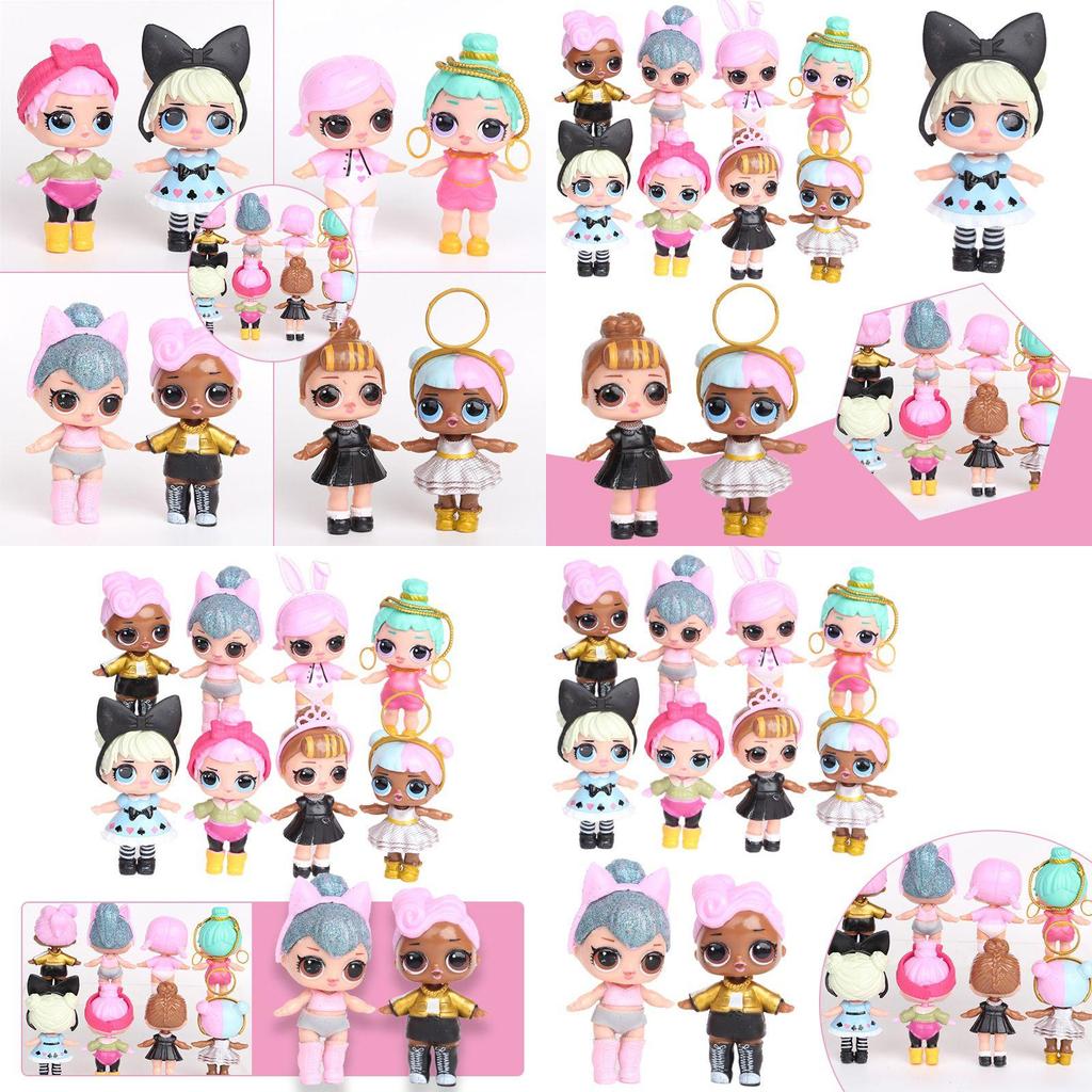 Adorable 8pcs Lol Surprise Figure Doll Toys Perfect For Kids Birthday Decorations