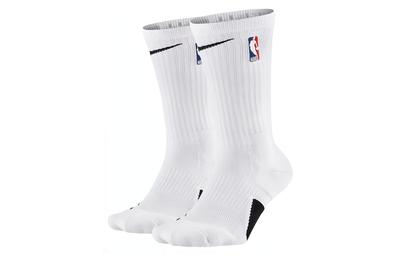 Nike NBA Elite Crew Socks Unisex 1 Pack White Couple's SX7587-100