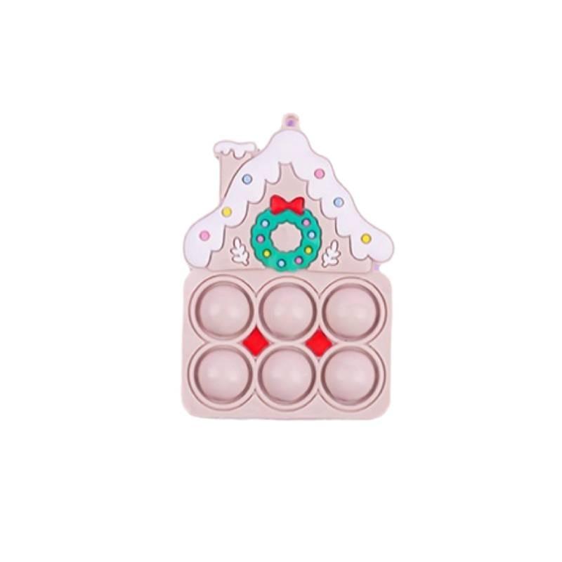 Decompression Toys Christmas Toy Keychain Santa Claus Pendant Xmas Gift Child
