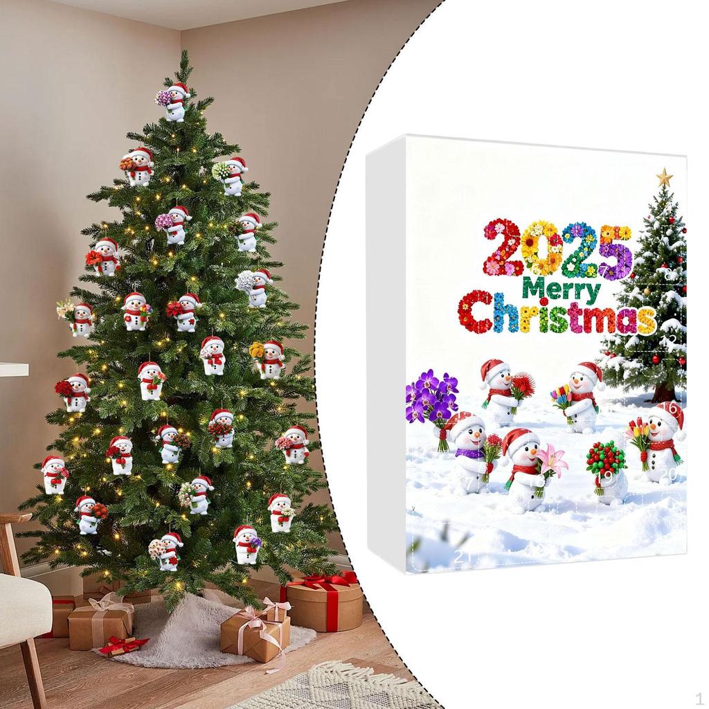 Weihnachts-Adventskalender 24 Tage Countdown