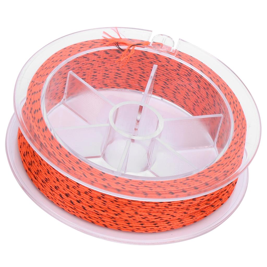 30LB 50m Pescuit la Muscă Poliester Nevaxat Linie de Pregătire Umplutură Mulină Linie de Luptă Enormă Piese Pescuit Portocaliu