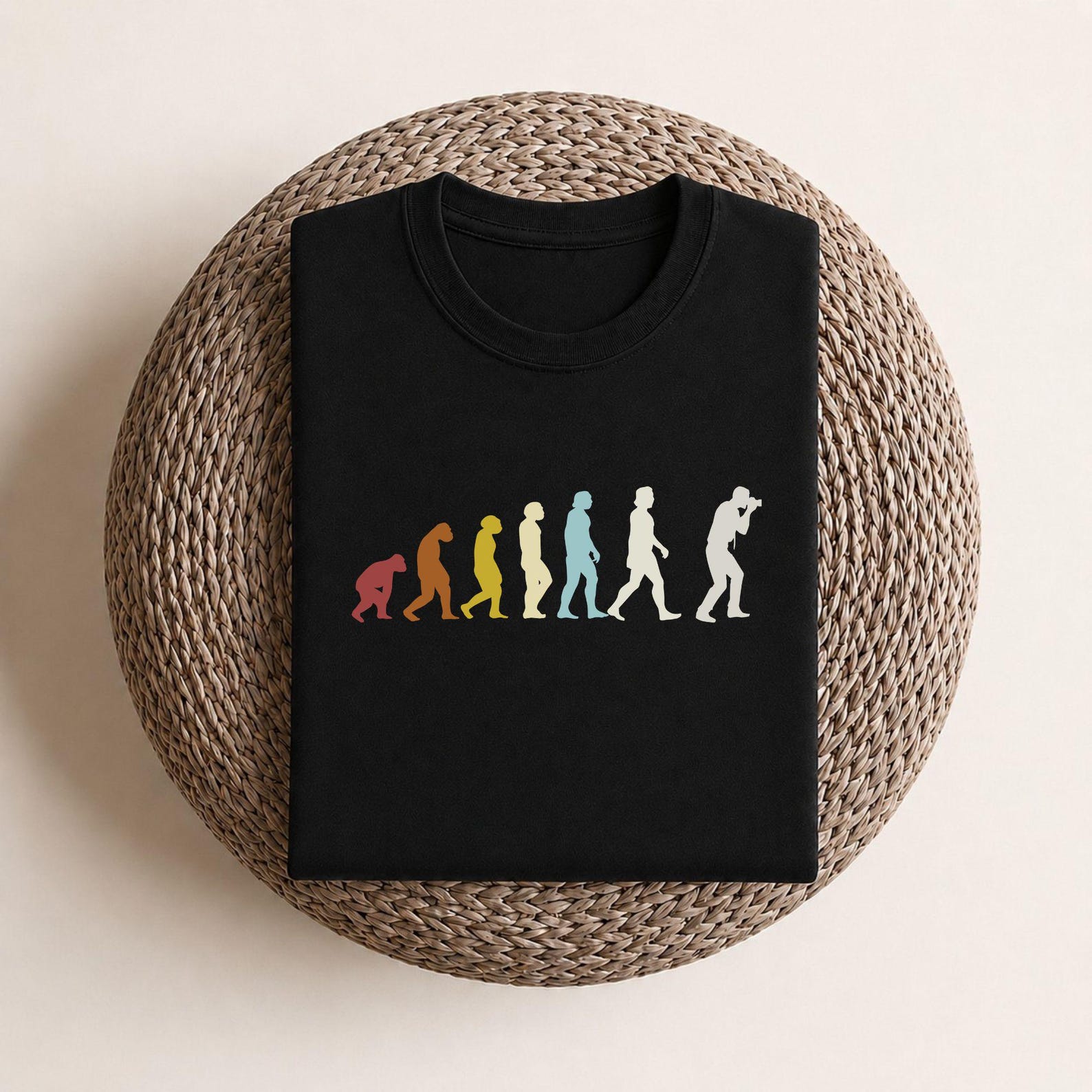 Photography T-Shirt | Photographer Retro Evolution | for Photographers - Premium Shirt 4XL