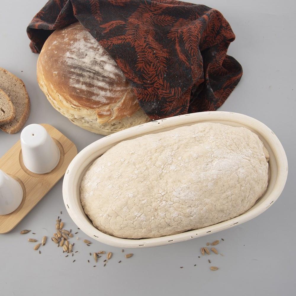Koszyk Rattanowy Do Wyrastania Formowania Chleba Ciasta Na Bochenek 1,5 Kg