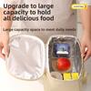Office Worker Insulated Thermal Bag Waterproof Picnic Handbag Simple Cartoon Lunch Bag  Men Women