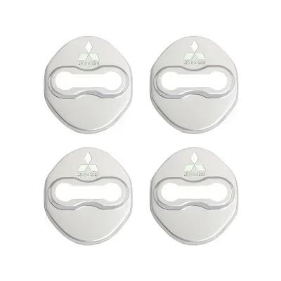 

4PCS Car Door Lock Cover Protector Car Interior Accessories for Mitsubishi Outlander Lancer ASX Pajero L200 Triton
