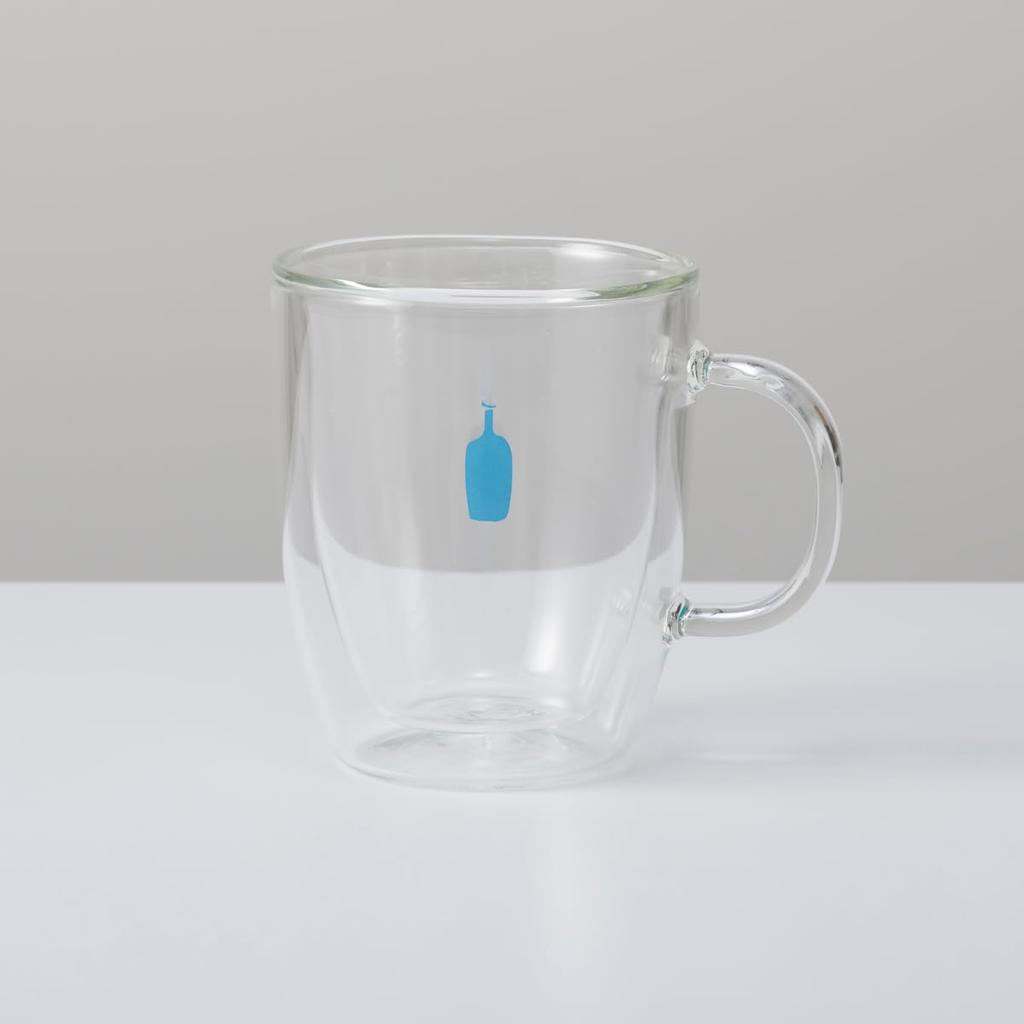 Blue Bottle Coffee Bodum Glass Mug Double-Walled