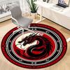 1pc Dragon YinYang Office Round Area Rug, Under Office Chairs Bedroom Living Room Home Decor, Room Deco, Available in Various Sizes