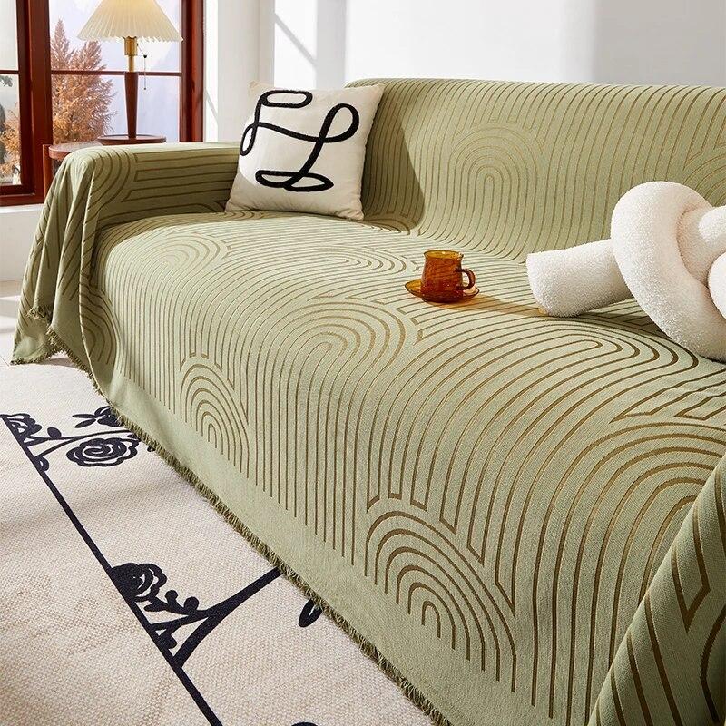 1pc  Sofa Blanket Modern Living Room Decorative Towel  Cover 1/2/3/4 Seat Simple And Generous, Four Seasons Universal Chenil