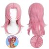 Unisex Adult Cartoon Cosplay Wig Mira Rumi Zoey Long Hair Heat Resistant Synthetic Wigs Carnival Props