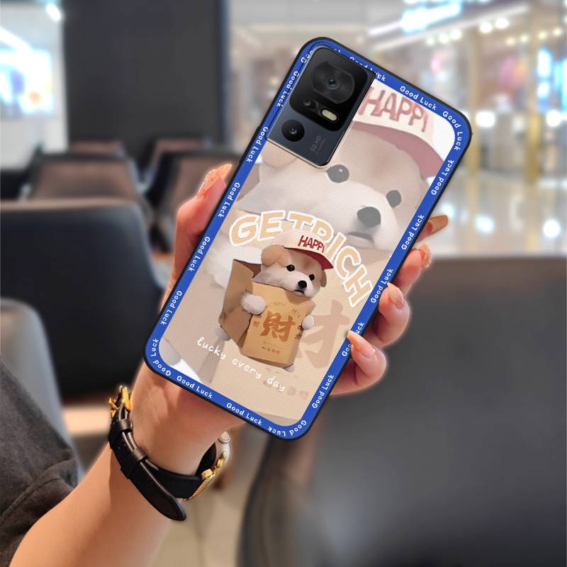 Couple Cartoon Phone Case For TCL 40SE/T610K Dirt-resistant Phone Pouch Cute Protective Anti-knock Anti-dust Silicone