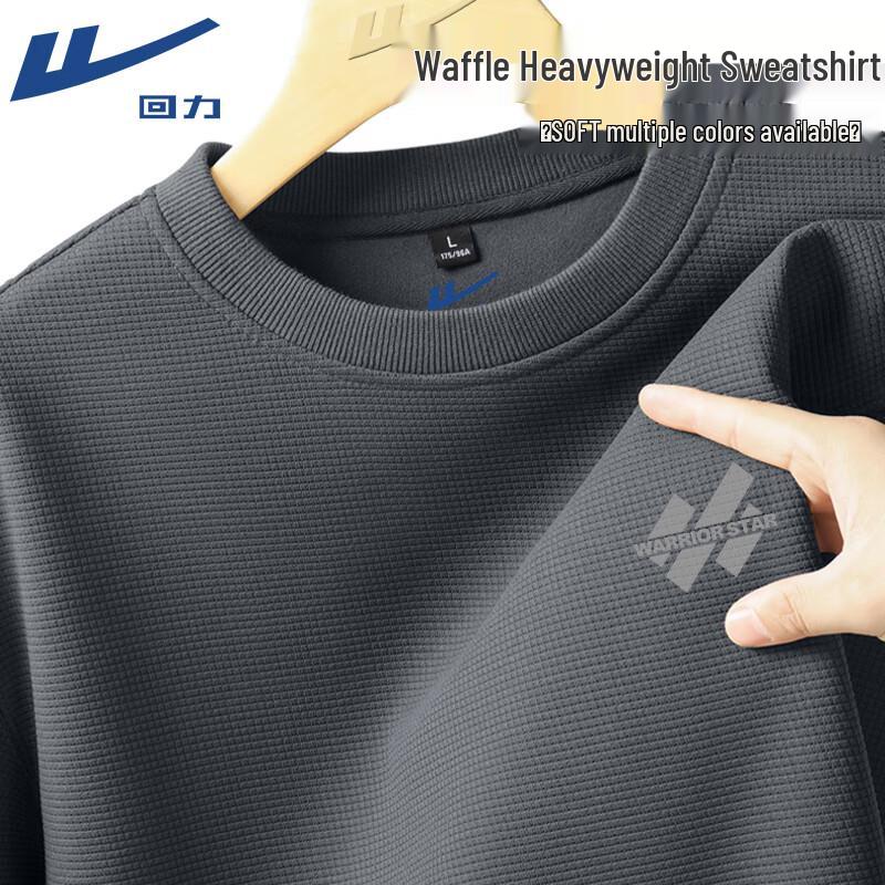 Warrior Men s Waffle Knit Crewneck Sweatshirt 2XL