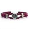 Noter New Men String Bracelet Nautical Compass Braslet 6 Colors Magnet Buckle Wrap Braclet Leisure Versatile Accessories Joias