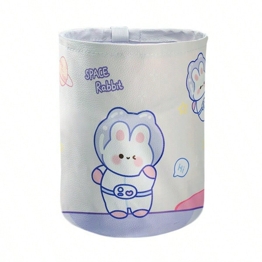 Car Trash Can Foldable Car Storage Box Umbrella Storage Cartoon Car Garbage Bag