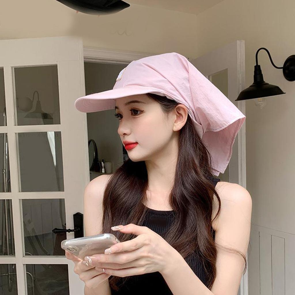 Headscarf Sun Hat for Adult Lightweight Quick Drying Peaked Hat Summer Outdoor Sports Hat Cycling Camping Sunproof Hat