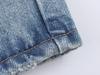 2025 Spring Women's Fashion Cotton Loose Ripped Straight Leg Jeans for a Slimming Look