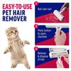 Portability Roller Pet Hair Remover 2-Way Reusable Lint Brush Plastics Furniture Dog and Cat Surface Hair Removal Tool