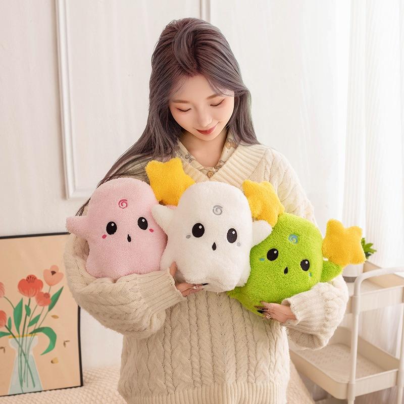 Cartoon Stars Little Ghost Doll Plush Toy Ghost Doll Children Soothing Doll Halloween Gift