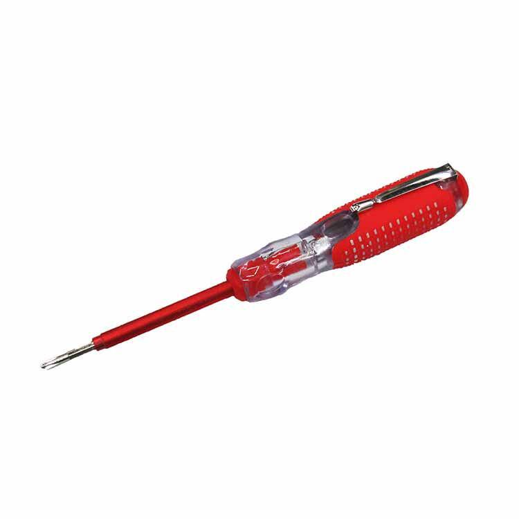Electrician Insulated Screwdriver Set with Voltage Tester - Phillips & Flathead Tools