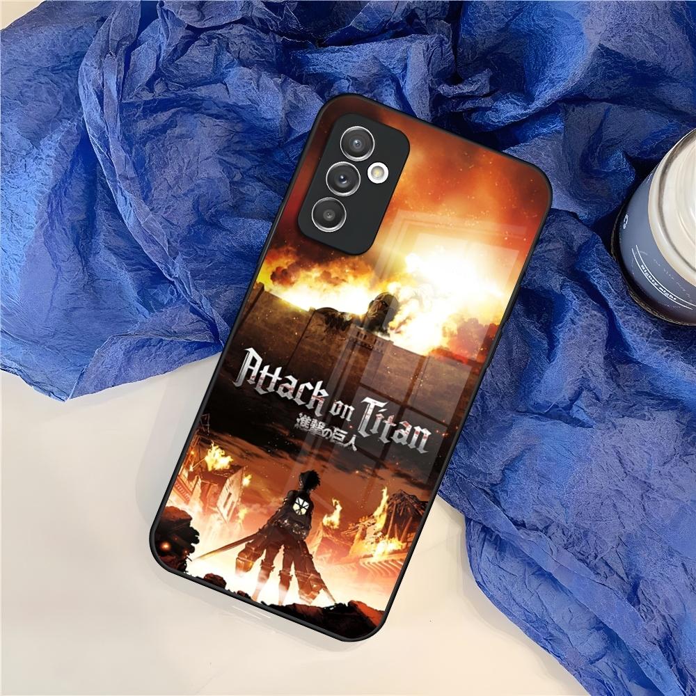 Attack On Titan Phone Case for Samsung Galaxy S26 S25 S24 S30 S21 S23 S20 S22 Fe Pro Edge Ultra Plus glass Cover