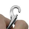 Stainless Steel Dual End Bolt Snap Hook Heavy Duty Anti Rust Clip for Dog Leash Diving Keychain Horse Tack Pet Supplies