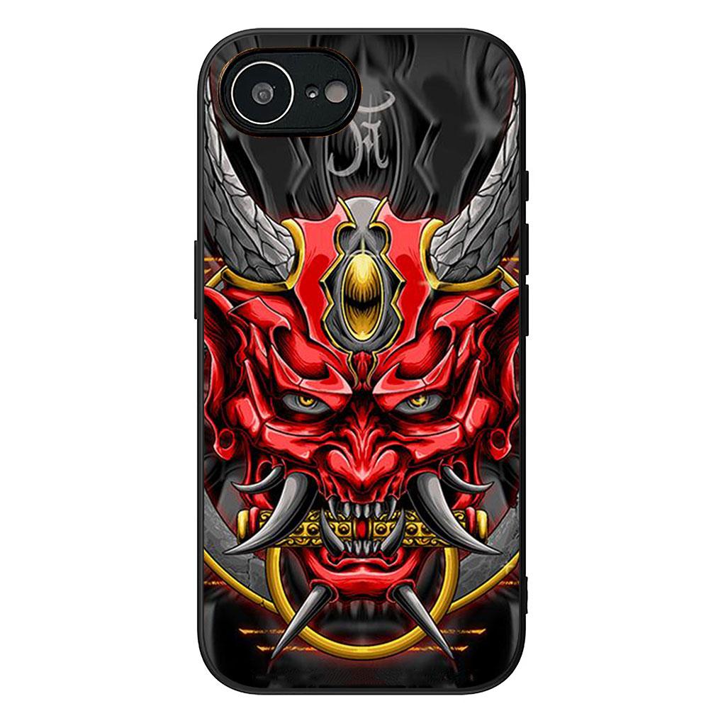 Japan Samurai Skeleton Skull Chinese Style Phone Cover for Xiaomi Redmi Note 12 11 10 Pro 10A 10C 12C 14C A4 Note12 5G Soft Case