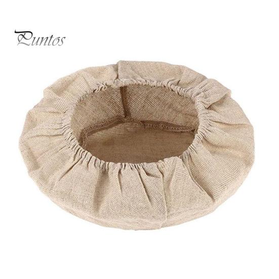 Bread Proofing Basket Cover Food Grade Super Soft Cotton Flax Round Bread Proofing Basket Cloth Liner for Home