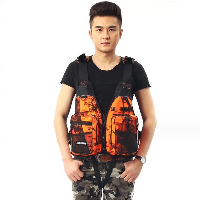 

Дорослий нейлоновий Оксфордський рятувальний жилет для риболовлі на скелях та в морі One Size