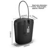 Portable Handle Beach Safe Box Multi-Functional Anti-Drop Mini Phone Safe Box Black 3-Digit Combination Lock