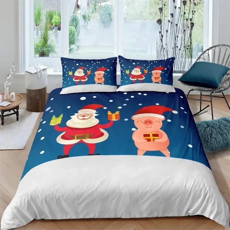 3D Druck Cartoon Liebliches Schwein Kawaii Tiere Bequeme Bettdecke Bettbezug Kissenbezug Bettwäscheset Schlafzimmerdekoration Heimtextil