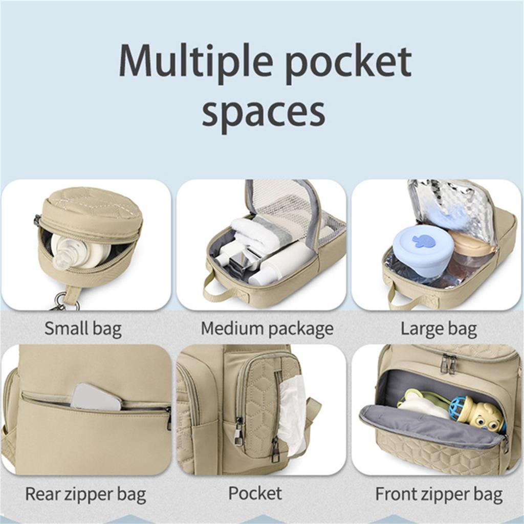 New Multi-color Optional Mommy Bag Baby Pregnant Travel Backpack Dry Wet Separation Backpack Travel Bag
