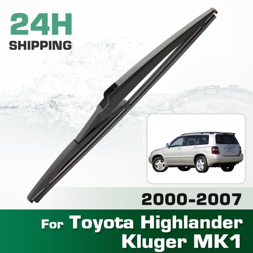 Rear Windshield Wipers Blades,Premium All-Season Wiper blades Replacement For Toyota Highlander Kluger MK1 2000-2007