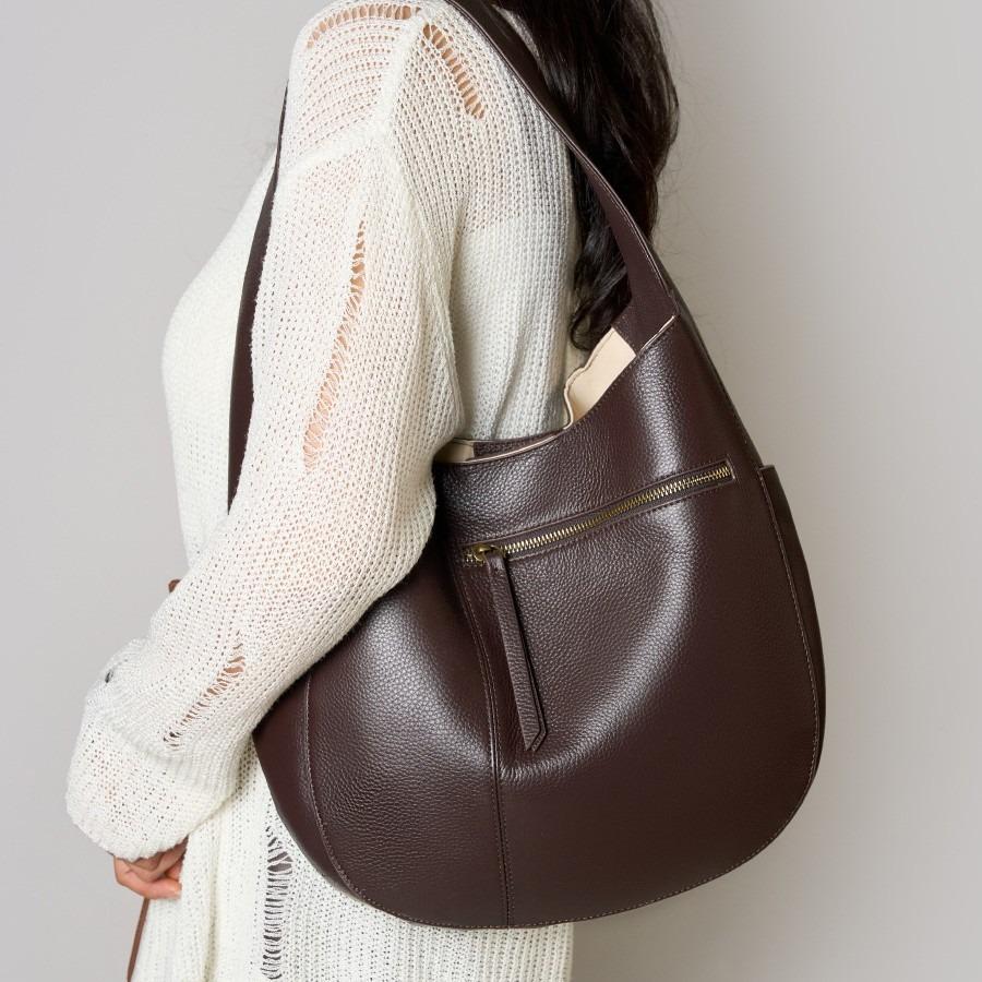 Genuine Leather Underarm Bag, Top-grain Cowhide Tote Bag, Shoulder Bag for Ladies.