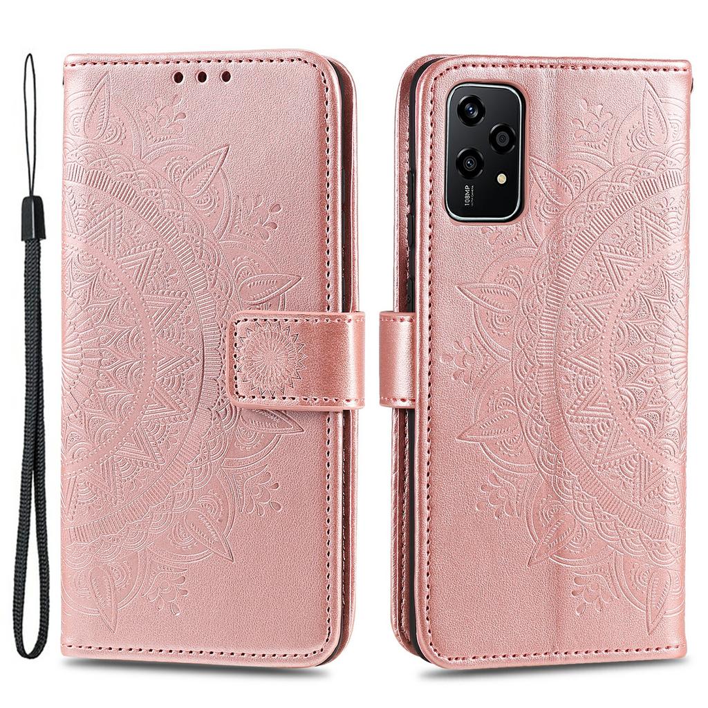 For Honor 200 Lite Case Flip Shockproof Leather Totem Wallet Phone Cover
