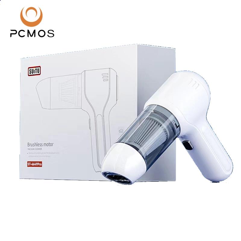 

100000PA беспроводной автомобильный пылесос с сильным всасыванием, ручная уборочная машина, автомобильный пылесос для бытовой техники белый