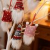 3/6Pcs Creative Christmas Decoration Pendant Handmade Plush Gnomes Knitted Yarn Doll Hanging Pendants Easy To Hang Faceless Doll