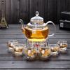 400/600ml Kung Fu Tea Set Heat Resistant Teapot Kit Elegant Tea Cup Set  Home