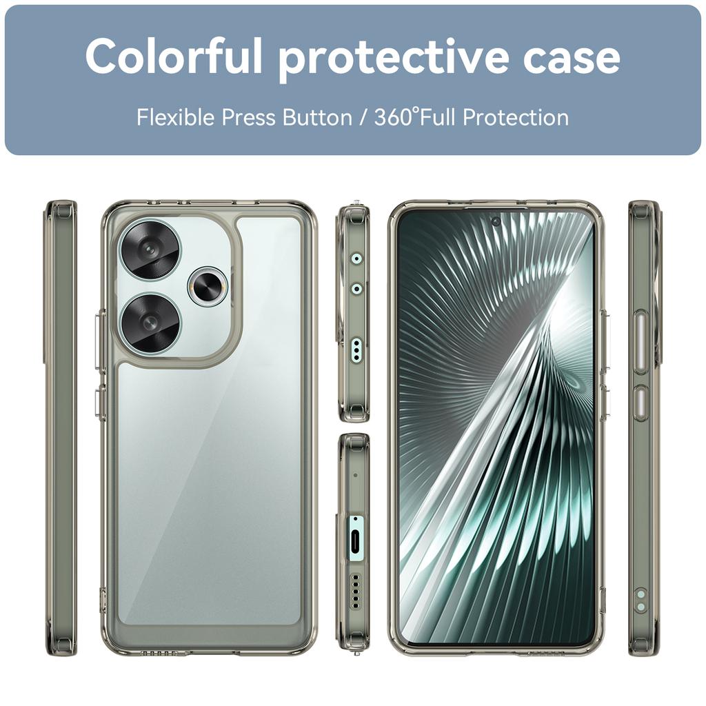 For Xiaomi Redmi Turbo 3 5G/Poco F6 5G Case TPU+Acrylic Phone Shell Mobile Accessories