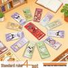 Cute Cartoon Student Ruler Set: Transparent 20cm Straight Ruler, Triangle Ruler, Protractor - 4 Pieces