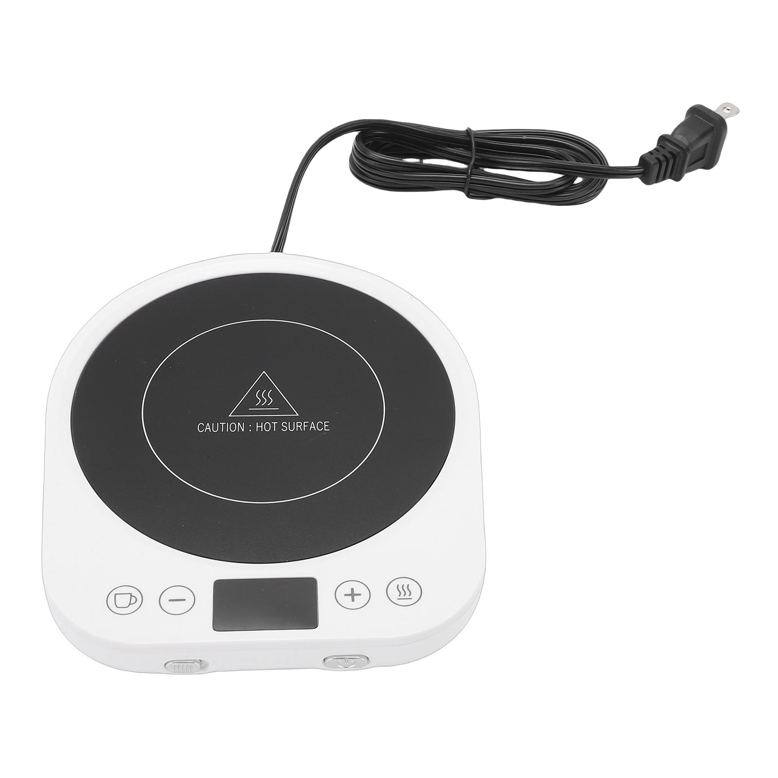 

Mug Warmer 3 Temperature Settings Electric Cup Heater with 12H Timer 4H Auto Shut Off for Desk Coffee Tea Milk Beverage