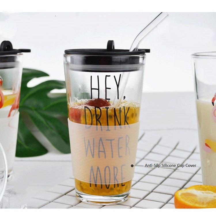 Black, 8oz Dishwasher Safe & microwavable Acever Reusable Glass Cup