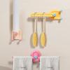No-Drill Multifunctional Hair Accessory Storage Rack, Bathroom Adhesive Hook for Kids Headbands Hair Ties Jewelry Organizer