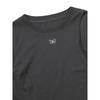 CuTouT Crop Long T shirT  Charcoal 